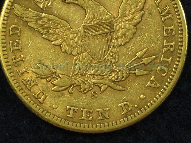 1901 US $10 Ten Dollar Liberty Head Eagle Gold Coin No Reserve Price! 5