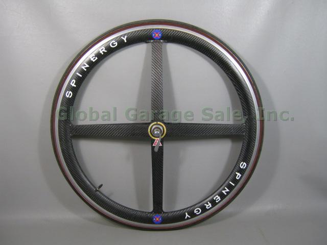 Spinergy Rev X 700C Clincher Carbon Fiber Front Bike Wheel Shimano Hub NO RES!!!