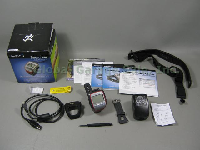 New Garmin Forerunner 305 GPS Receiver Trainer Running Watch Heart Rate Monitor