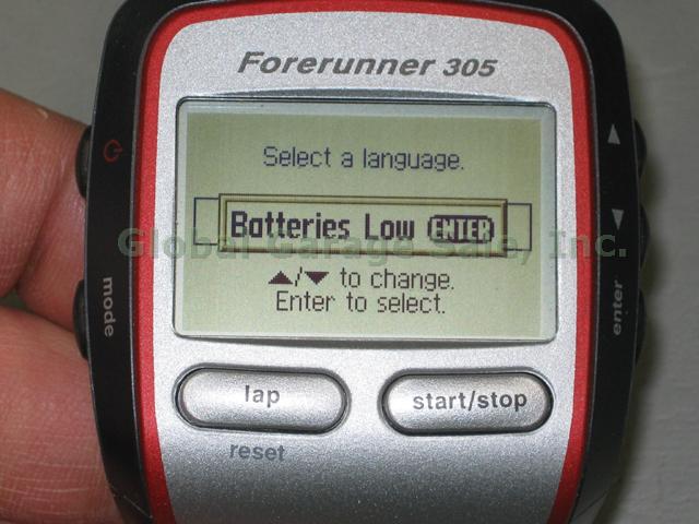 New Garmin Forerunner 305 GPS Receiver Trainer Running Watch Heart Rate Monitor 2