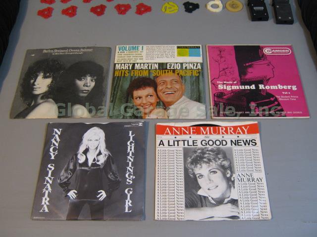 128 50s-80s Vtg 45 Lot Some Picture Sleeves 5 Elvis Presley The Supremes Fabian+ 5