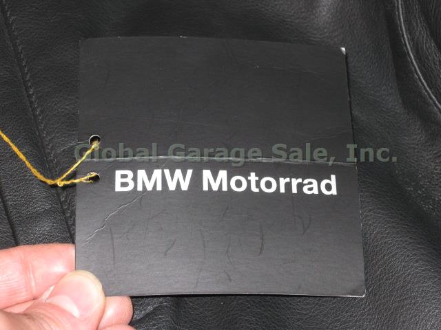 Mens Black BMW Motorrad Freeway Leather Motorcycle Jacket Sz 50R NWT NO RESERVE! 4
