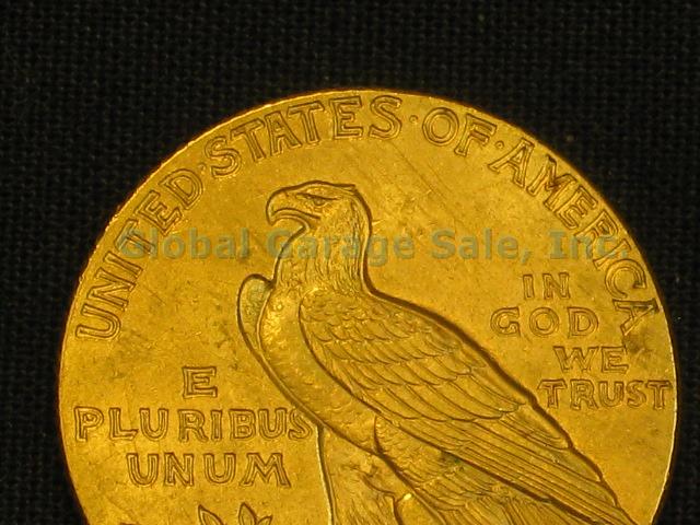 1926 US $2.50 Indian Head Quarter Eagle Gold Piece United States Coin NO RES! 4