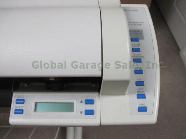Encad Cadjet 2 Model 890 Large Wide Format Stand Up Printer Plotter W/ Stand NR! 1