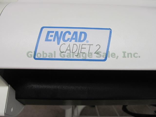 Encad Cadjet 2 Model 890 Large Wide Format Stand Up Printer Plotter W/ Stand NR! 4
