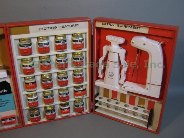 Vtg 1958 Lionel-Porter Science Series Chemcraft Chemistry Lab Set W/ Case Box NR 2