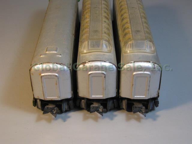 3 Marx Western Pacific Streamline Passenger Cars 2 Domes 1217 + Observation 1007 8