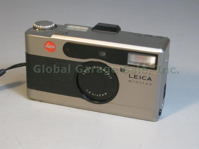 Leica Minilux 18006 35mm Film Rangefinder Camera 40mm f/2.4 Summarit Lens + Box+ 1
