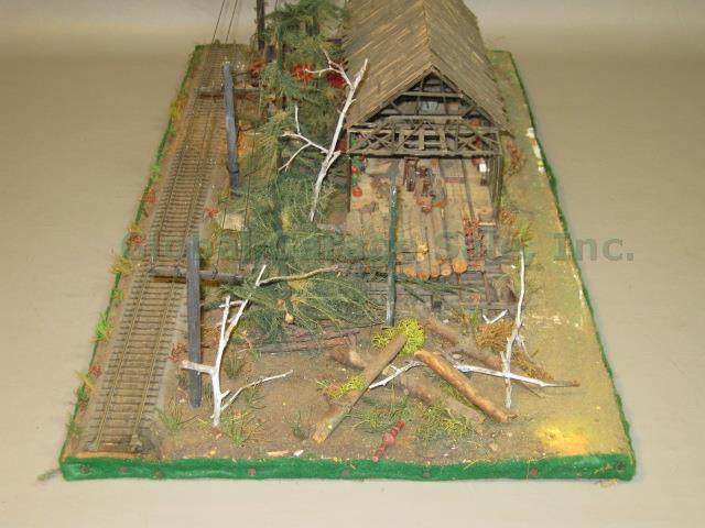 Vtg HO Fine Scale Miniatures Super Sawmill Built Weathered Kit #170 NO RESERVE!! 6