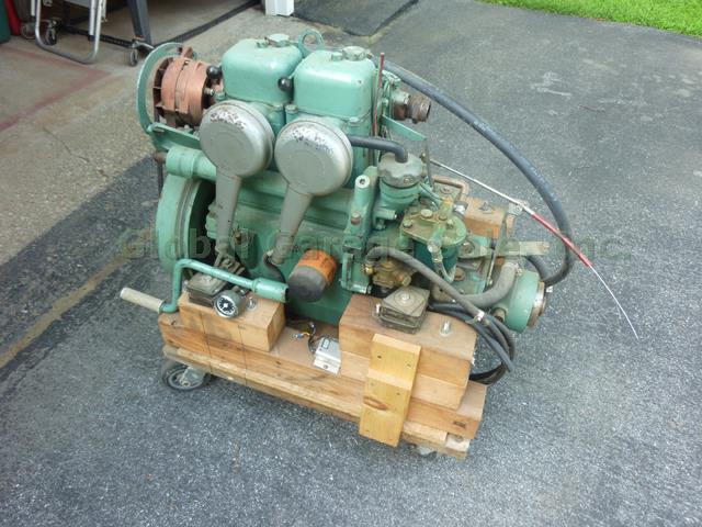 Volvo Penta MD2B Marine Diesel Boat Engine Recently Tested Works Well NO RESERVE 5