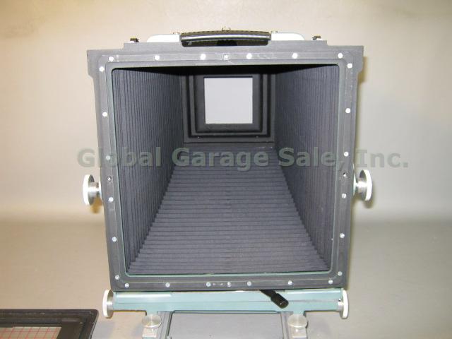Calumet 8x10 View Folding Field Camera C1 W/ Accessory Lot Film Backs Holders NR 7