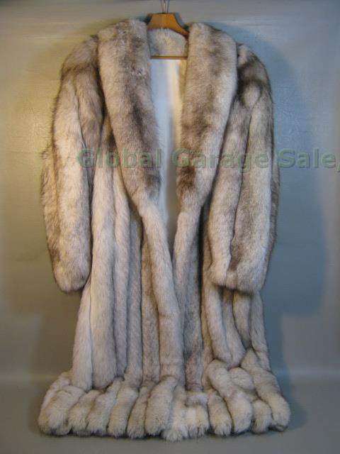 Gorgeous Ladies Womens Vtg Saga Fox Full Length Fur Coat Probably Size 10/12 NR!