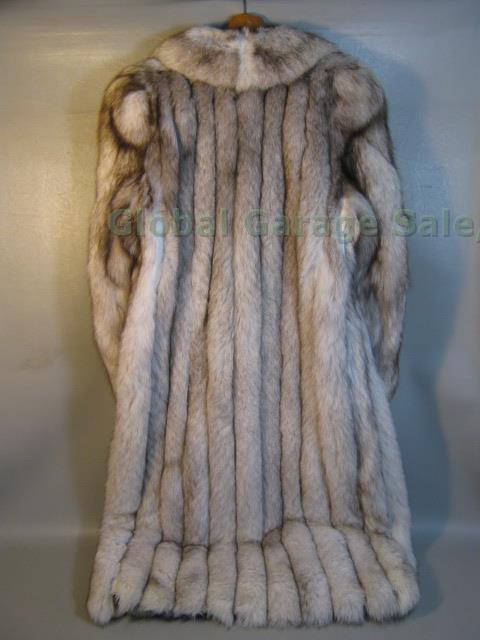 Gorgeous Ladies Womens Vtg Saga Fox Full Length Fur Coat Probably Size 10/12 NR! 1