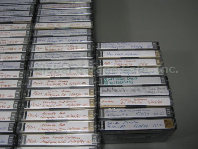 260 Vtg Live Concert Audio Cassette Tape Lot Phish Vermont Band 1984-1995 Dead + 11
