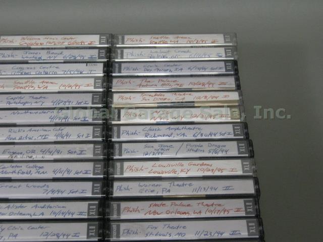 260 Vtg Live Concert Audio Cassette Tape Lot Phish Vermont Band 1984-1995 Dead + 12