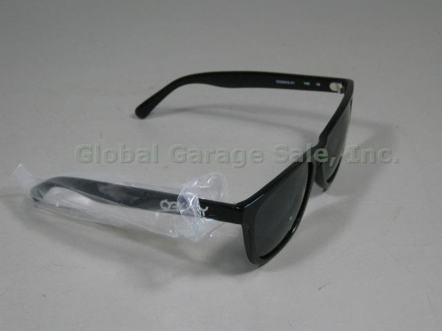 New Oakley Frogskins Sunglasses Matte Black Ice Iridium Polarized Lens 24-403 NR 2
