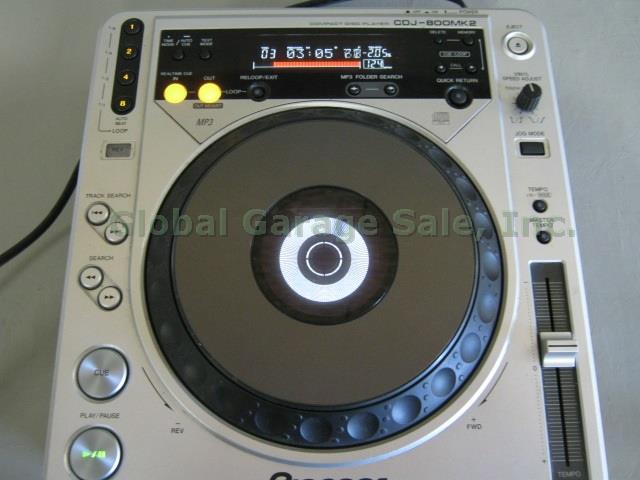 Pioneer CDJ-800MK2 Professional DJ CD MP3 Player Turntable NO RESERVE PRICE BID! 1