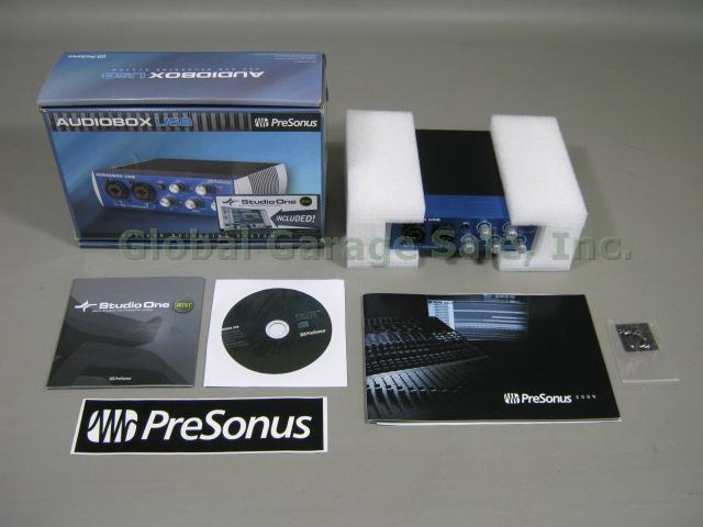 NIB PreSonus Audiobox 2x2 USB Digital Recording System Interface w/Studio One NR