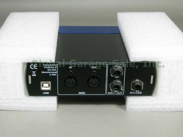 NIB PreSonus Audiobox 2x2 USB Digital Recording System Interface w/Studio One NR 2