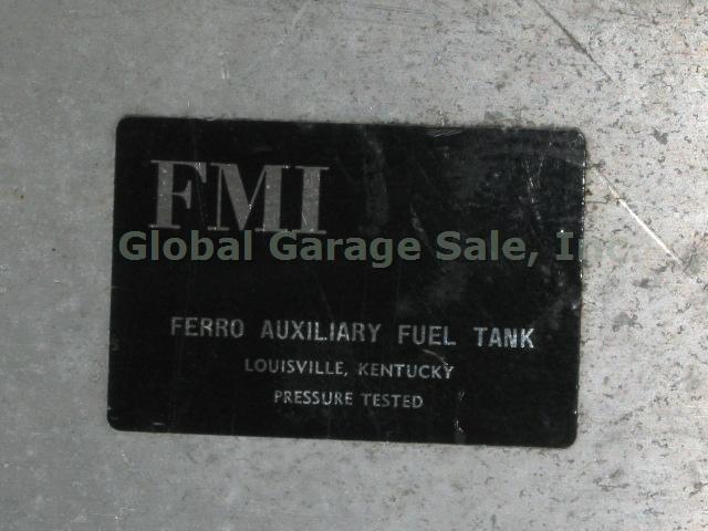 Ferro Mfg Inc FMI 25 Gallon Aluminum Auxiliary Car Truck Fuel Gas Tank W/ Strap 1