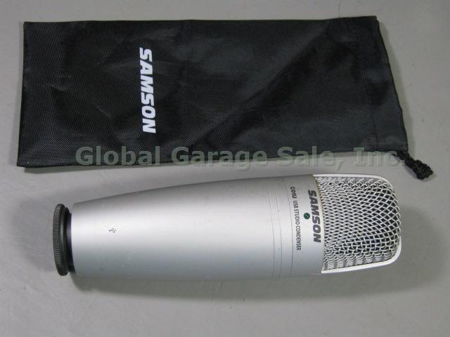 Samson CO1U Condenser Microphone w/ Stand + Cables + Meteor USB Studio Mic ++NR! 1