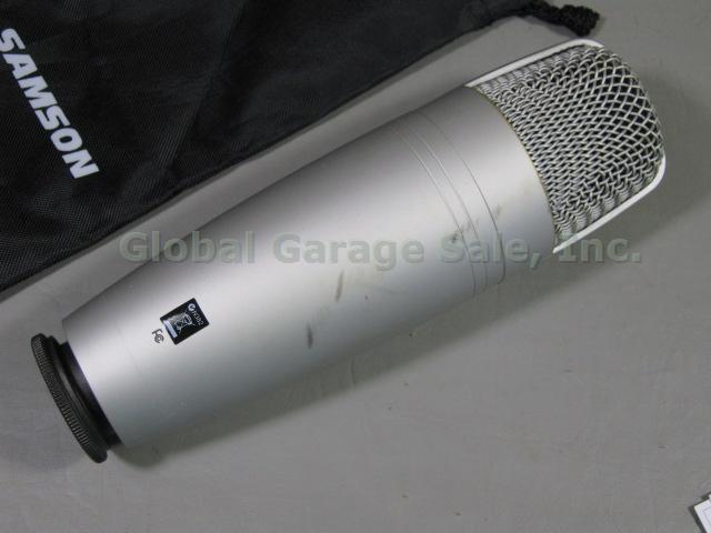 Samson CO1U Condenser Microphone w/ Stand + Cables + Meteor USB Studio Mic ++NR! 2