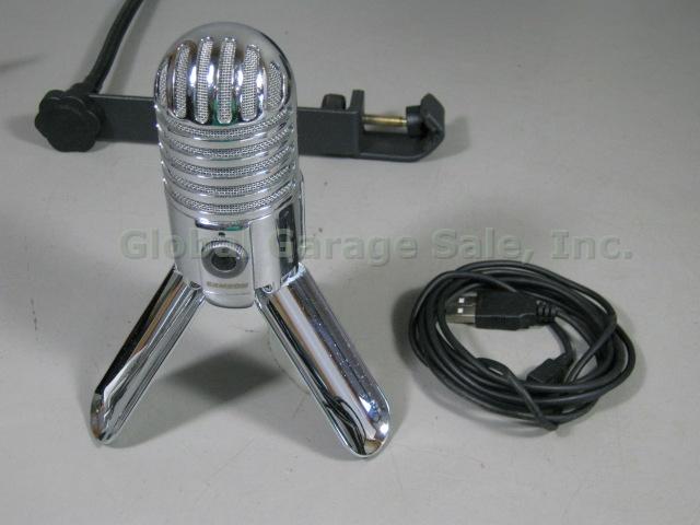 Samson CO1U Condenser Microphone w/ Stand + Cables + Meteor USB Studio Mic ++NR! 5