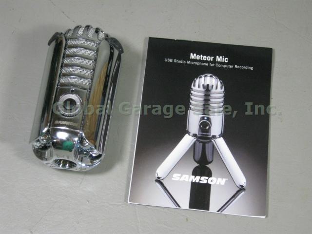 Samson CO1U Condenser Microphone w/ Stand + Cables + Meteor USB Studio Mic ++NR! 7
