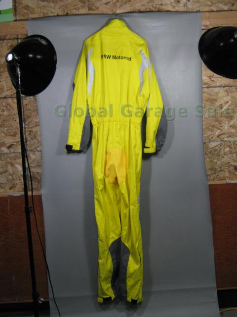 Mens BMW Motorrad ProRain 3 Motorcycle Rain Suit Size XXL Yellow Gray Silver NR! 2
