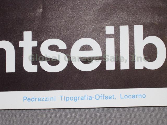 2 Vtg Dan Daniel Buzzi Swiss Travel Posters Locarno Tessin Ticino Switzerland NR 3