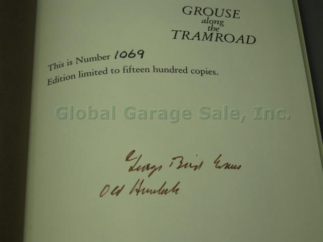 1986 Grouse Along The Tramroad George Bird Evans Signed Old Hemlock 1069/1500 NR 5