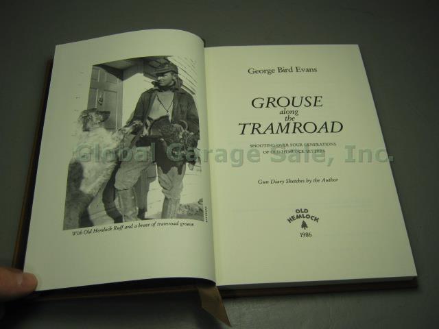 1986 Grouse Along The Tramroad George Bird Evans Signed Old Hemlock 1069/1500 NR 6