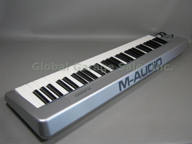 M-Audio Keystation 61ES 61-Key Semi Weighted USB MIDI Keyboard Controller + Bag 4