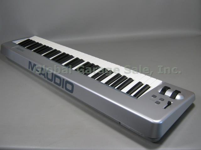 M-Audio Keystation 61ES 61-Key Semi Weighted USB MIDI Keyboard Controller + Bag 5