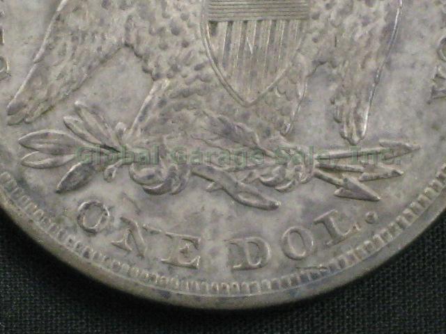1869 Seated Liberty United States Silver Dollar No Reserve Price! 6