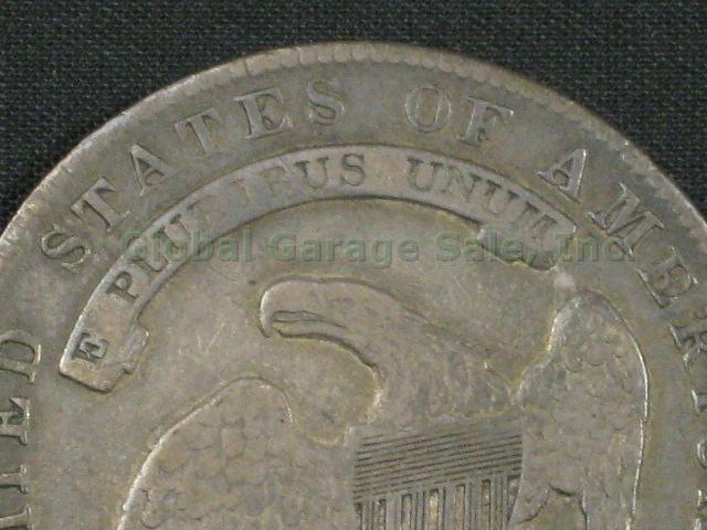 1834 Capped Bust United States Silver Half Dollar 50 Cent Coin No Reserve Price! 4