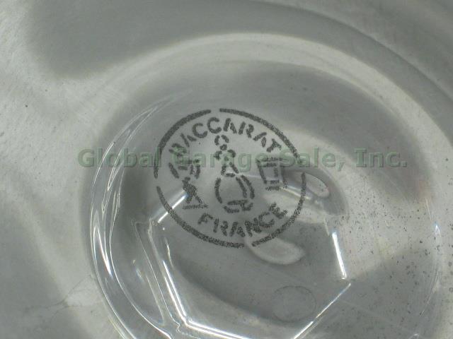 9 Vtg Discontinued Signed Baccarat Genova Cut Crystal Port Wine Glass Set Lot 6" 4