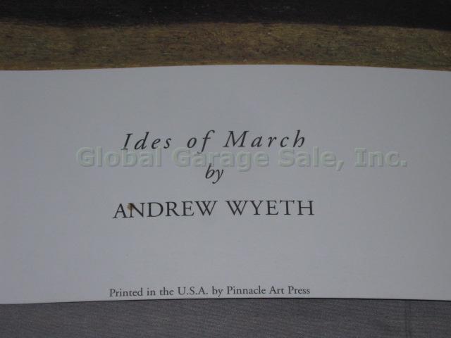 10 Andrew James Jamie Wyeth Art Print Poster Lot Leghorns Big Room Ides Of March 18