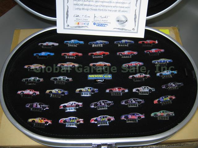 3 New Moog Chassis Parts NASCAR Winston Cup Champions Racing 36 Pin Sets + COAs 4