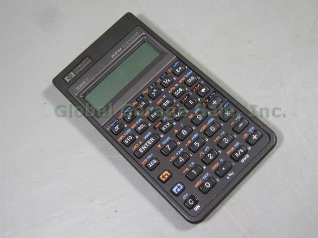 Vtg 1987 Hewlett Packard HP-32SII RPN Scientific Calculator W/ Case + Manual NR! 2