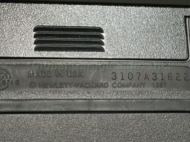 Vtg 1987 Hewlett Packard HP-32SII RPN Scientific Calculator W/ Case + Manual NR! 4
