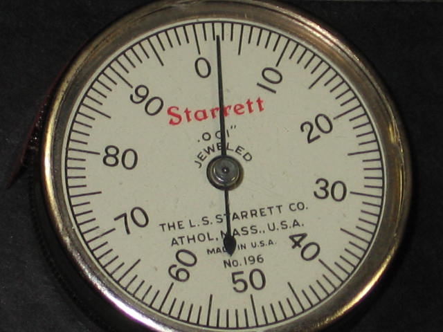 Starrett Dial Test Indicator 196 196B W/24" Trammel Set 3