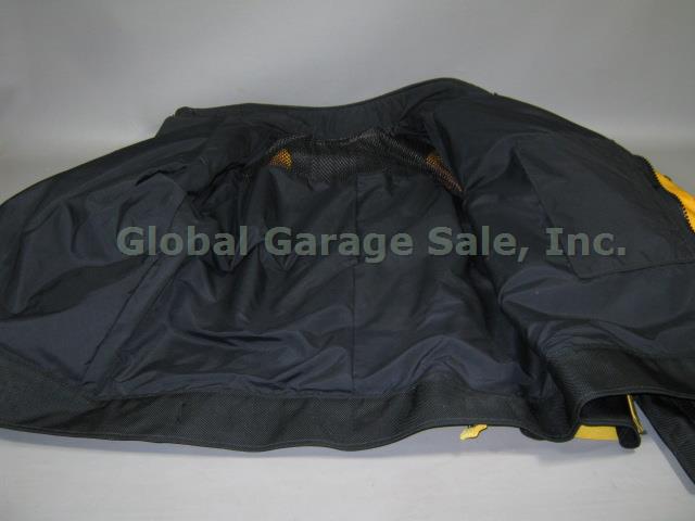 Mens Kitanica Tactical Motorcycle Biker Jacket Yellow/Black W/ Armor Padding NR! 2