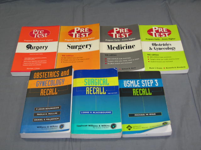 Medical Board Review Series Medicine Textbook Book Lot 1