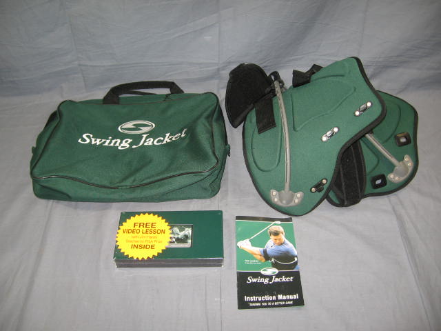 The Swing Jacket Golf Training System W/ Video + Bag NR