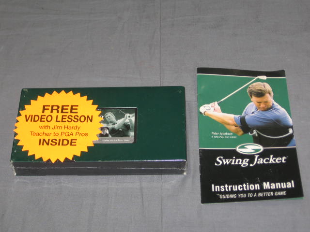 The Swing Jacket Golf Training System W/ Video + Bag NR 4