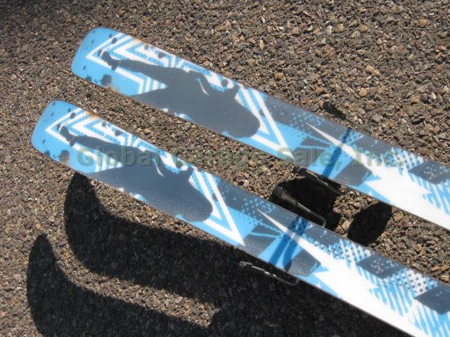 Womens Line Shadow 157 Twin Tip Downhill Skis W/ Rossignol Axial 2 Bindings NR!! 5