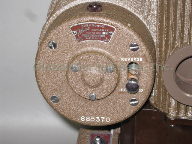Vtg Bell & Howell Filmo Diplomat 173 B 16mm Film Movie Projector +Case Manual NR 7