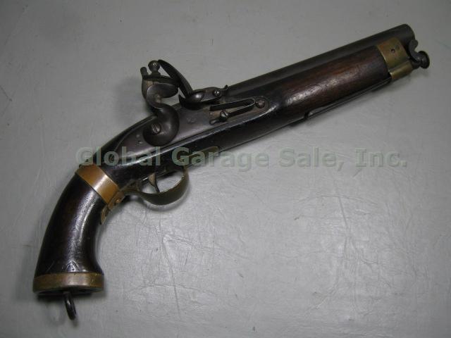 Antique Early 1800s British East India Company Military Flintlock Pistol