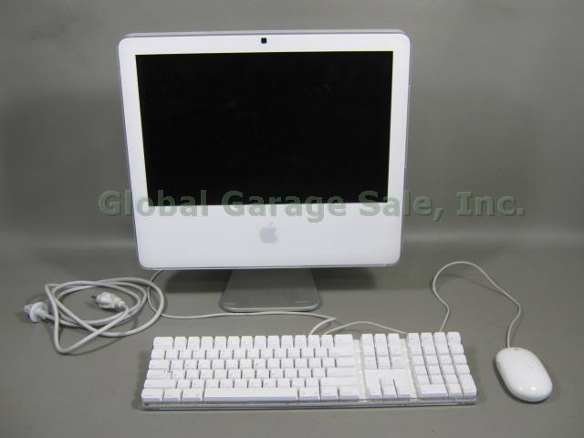 Apple 17" iMac A1195 Intel Core 2 Duo 1.83GHz 1GB 160GB Combo W/ Keyboard Mouse